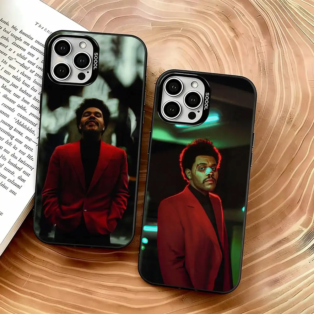 The Weeknd Phone Case For iPhone 17,16,15,14,13,12,11 Plus,Pro Max,XS,Colorful Silver Phone case Funda Cover