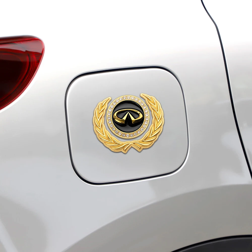 Car Styling Metal Body Trunk Sticker Auto Accessories For Infiniti IPL ESQ EX25 EX35 EX37 FX35 FX37 JX35 EX G25 G35 QX80 M37