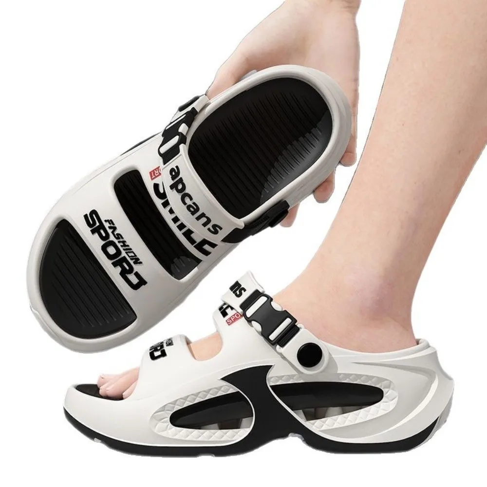 Platform Sole Thick Bottom Sandals Outdoor Use Couple Design Non Slip Beach Slippers Heighten Thick Bottom Men Sandals For Men
