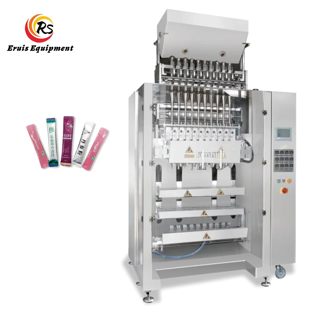 

Eruis High Speed Automatic Zipper Bag Premade Doypack Gummy Bear Candy Counting Filling Packing Packaging Machine