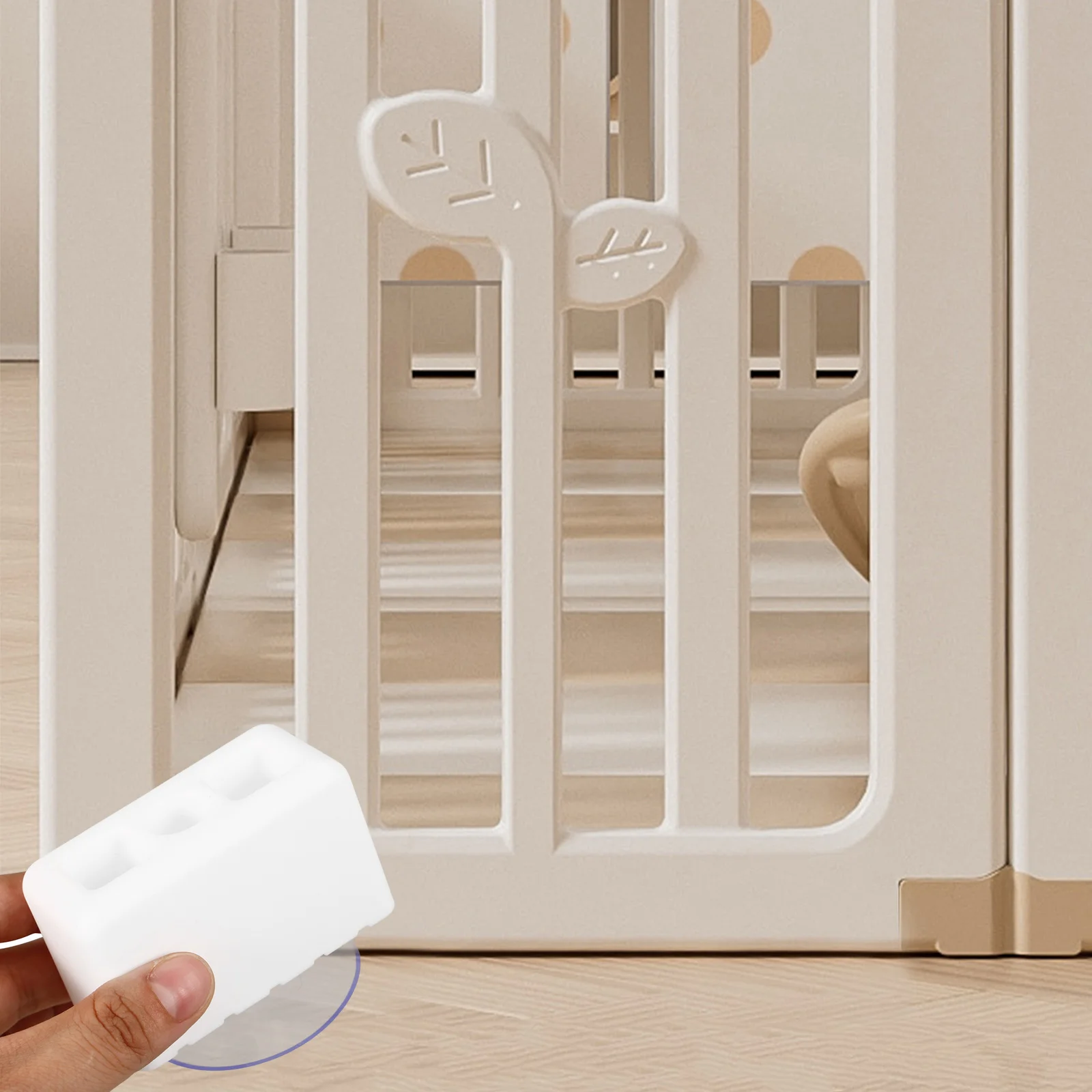 

Universal Playpen Suction Cup Connector Non-Slip Baby Safety Fixing Base for Toddlers Reusable Child Fence Stabilizer Accessory