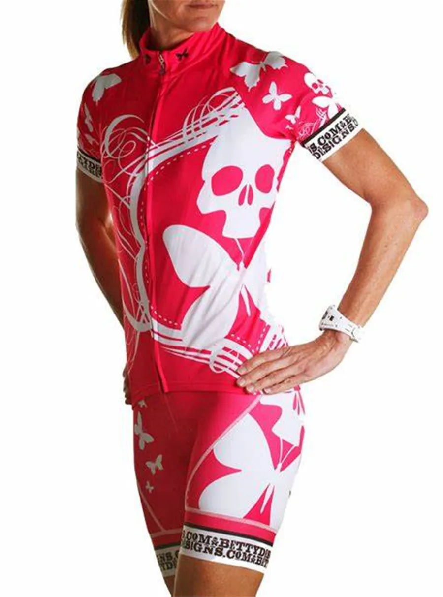 Betty Designed A Bicycle Suit Sportswear Short -sleeved Ladies Riding Shorts Gel Mtb Uci Bicycle Jersey Roupa Ciclismo Feminina