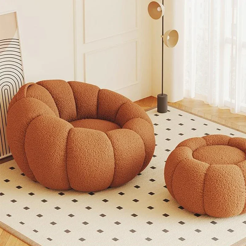 Corner Office Modern Bean Bag Small Romantic Kids Round Kawaii Puffs Sofa Reading Lounge Yellow Sitzsack Living Room Furniture