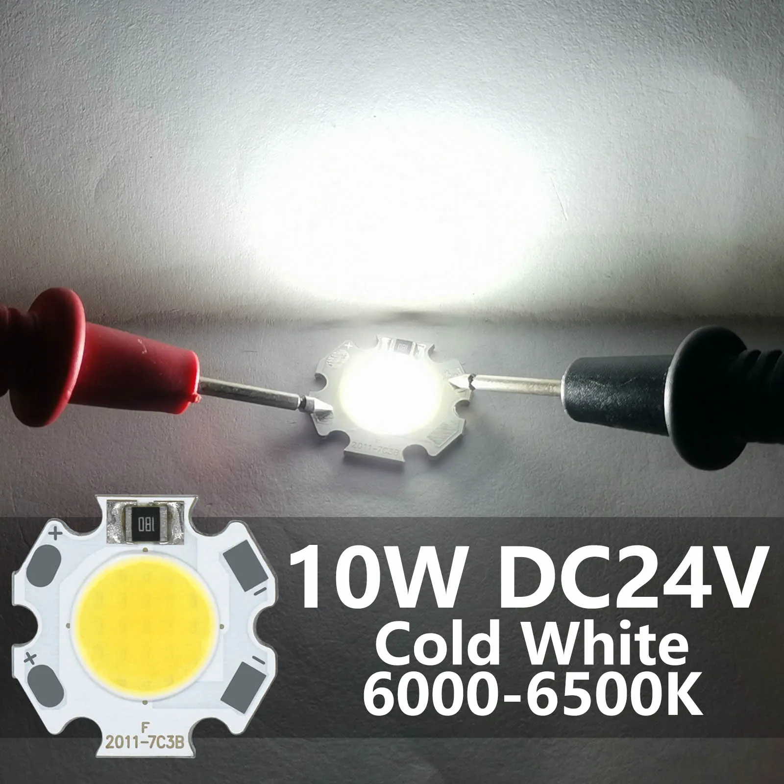 Imagem -03 - Cob Led Cob Chip Lâmpada sem Necessidade de Driver Dc24v Branco Fresco Branco Neutro Branco Quente para Luz de Inundação Spotlight Iluminação Faça Você Mesmo 10 Pcs 2011