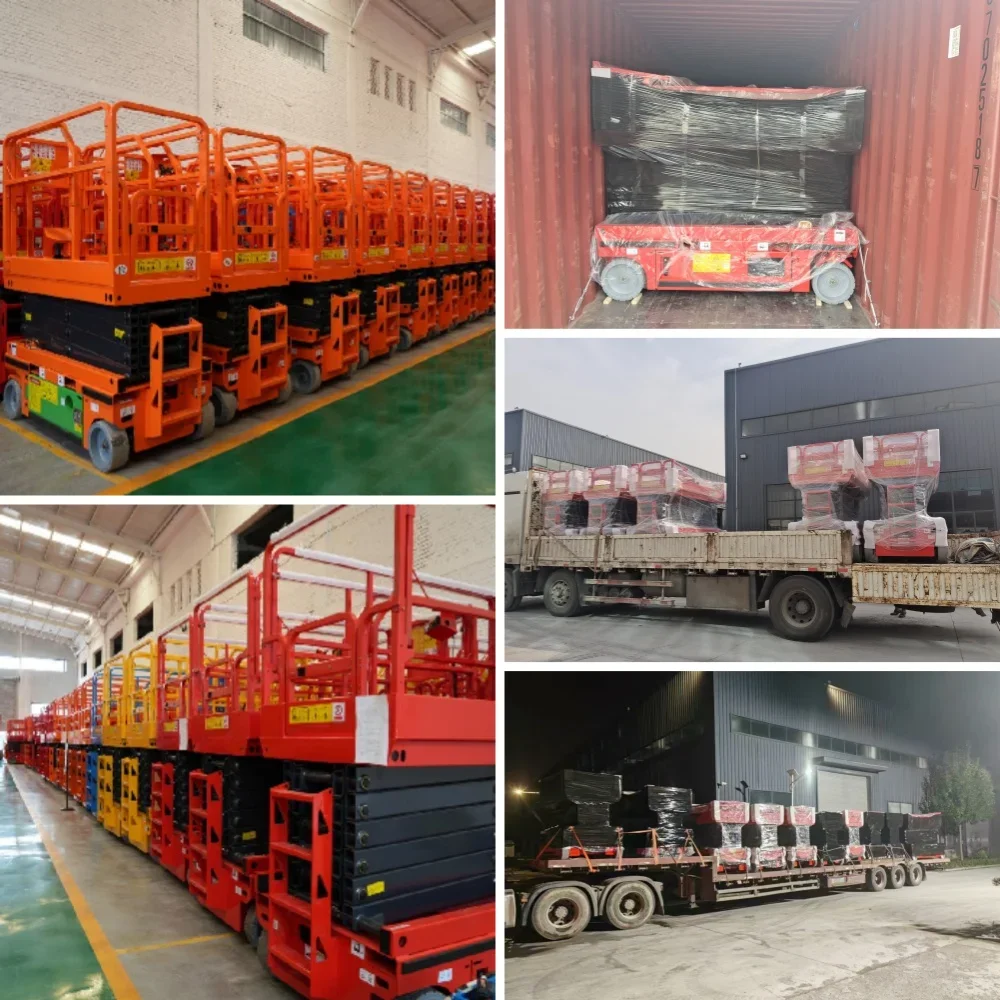 Heavy-Duty Self Propelled Electric Hydraulic Scissor Lift For High Place Work - 4m 8m 10m12m 14m 16m Heights