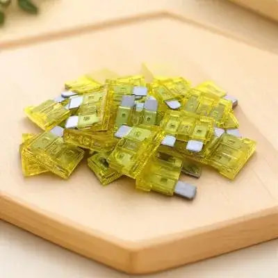 

25pcs 20A 20 Amp Auto Car Truck Boat Fuse Kit Mini Fuses For Circuit Protection Atc Blade Zinc Alloy Electrical Safety Spare