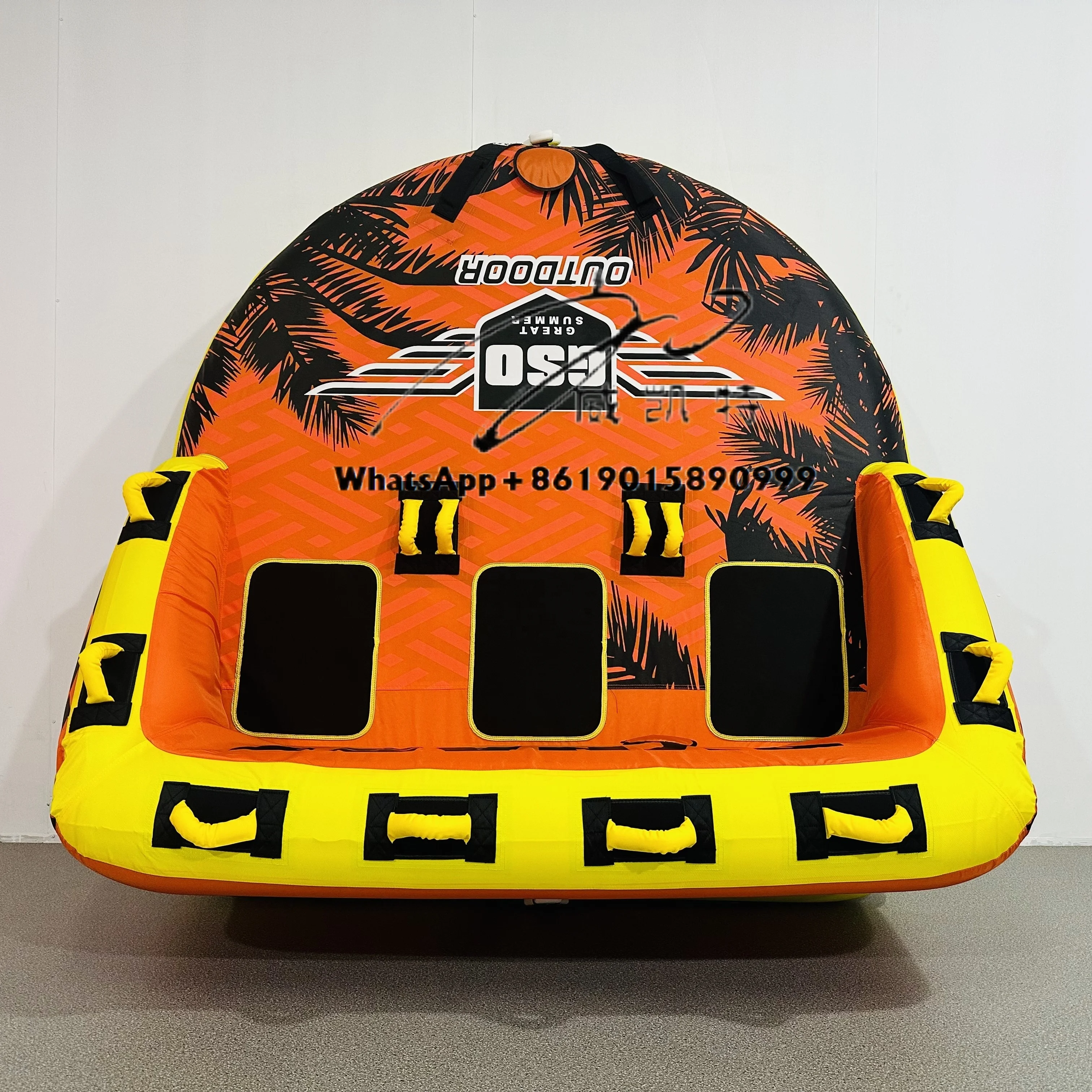DYNAST 3P Custom New Design Good Quality Water Sport Games Inflatable Flying Ski Towable Tubes for Boating