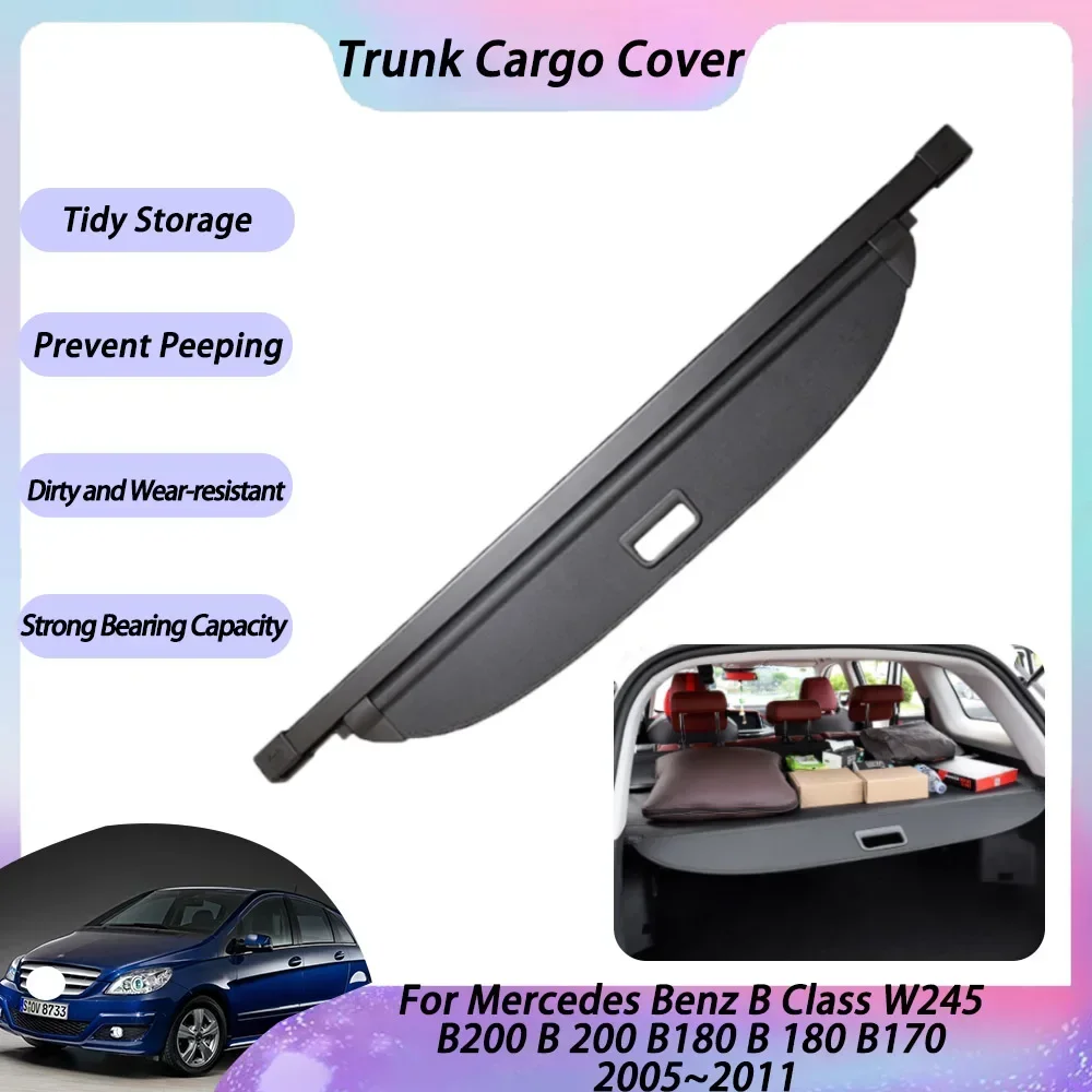 Rear Trunk Cargo For Mercedes Benz B Class W245 B200 B 200 B180 B 180 B170 2005~2011 2006 2008 Privacy  Board  Car Accessories