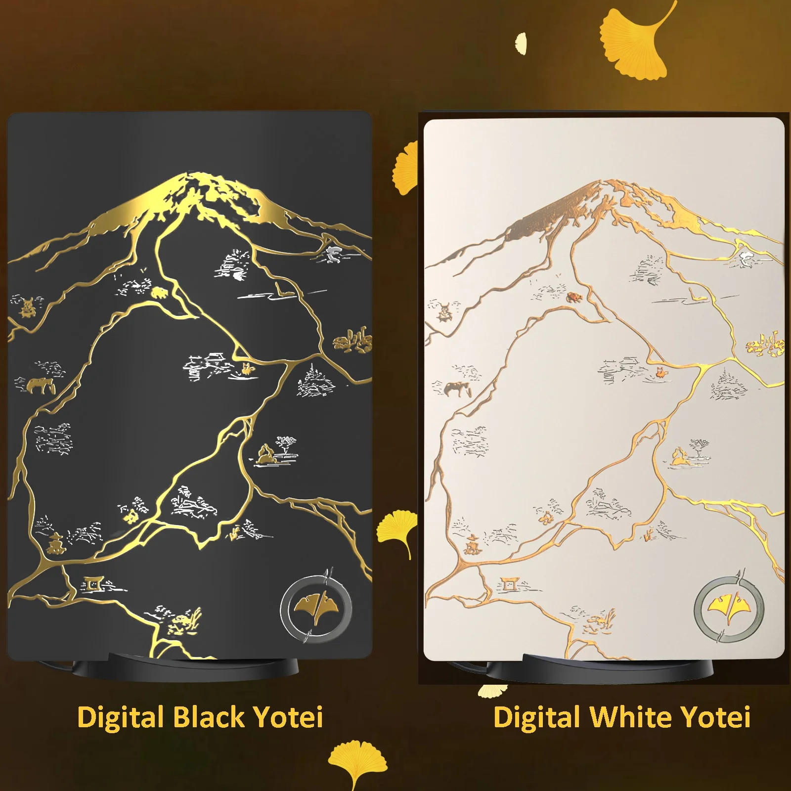 DIY Akcesoria Dekoracyjne Pokrowiec na Konsolę Ghost do PlayStation5 Digital Edition Zamiennik Obudowy Yotei do PS5 Digital — zdjęcie produktu 1