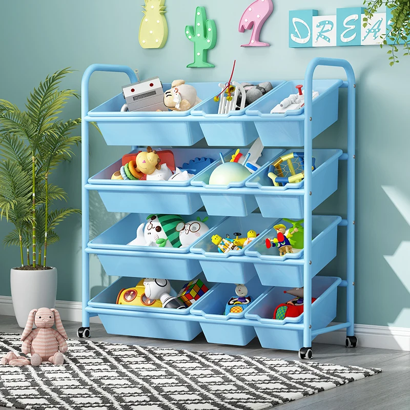 Multi-Layer Compartment Storage Box for Children Simple Toys Kindergarten Rack Neat and Orderly