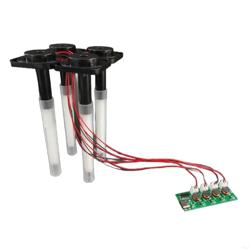 Ultrasonic Nebulizer Unswitched Atomization Control Board Four Head Humidifier Module For Plant Moisturizing