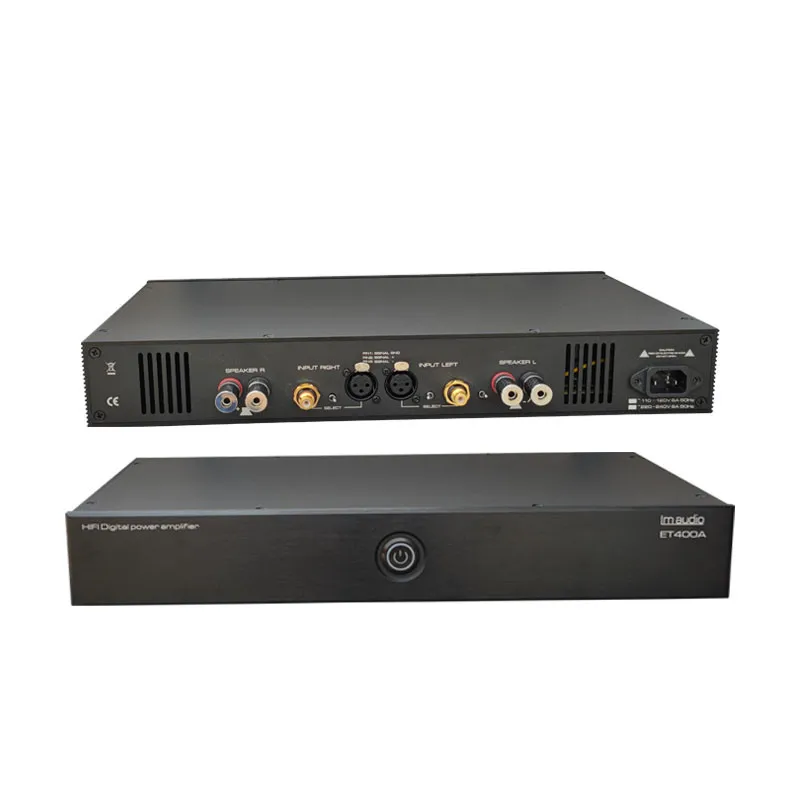 

QC-01 Co-py Class D Digital Power Amplifier Pure HIFI AMP Hypex MIN400A With Volume 350W*2 4ohm 200w*2 8ohm SNR 122dB