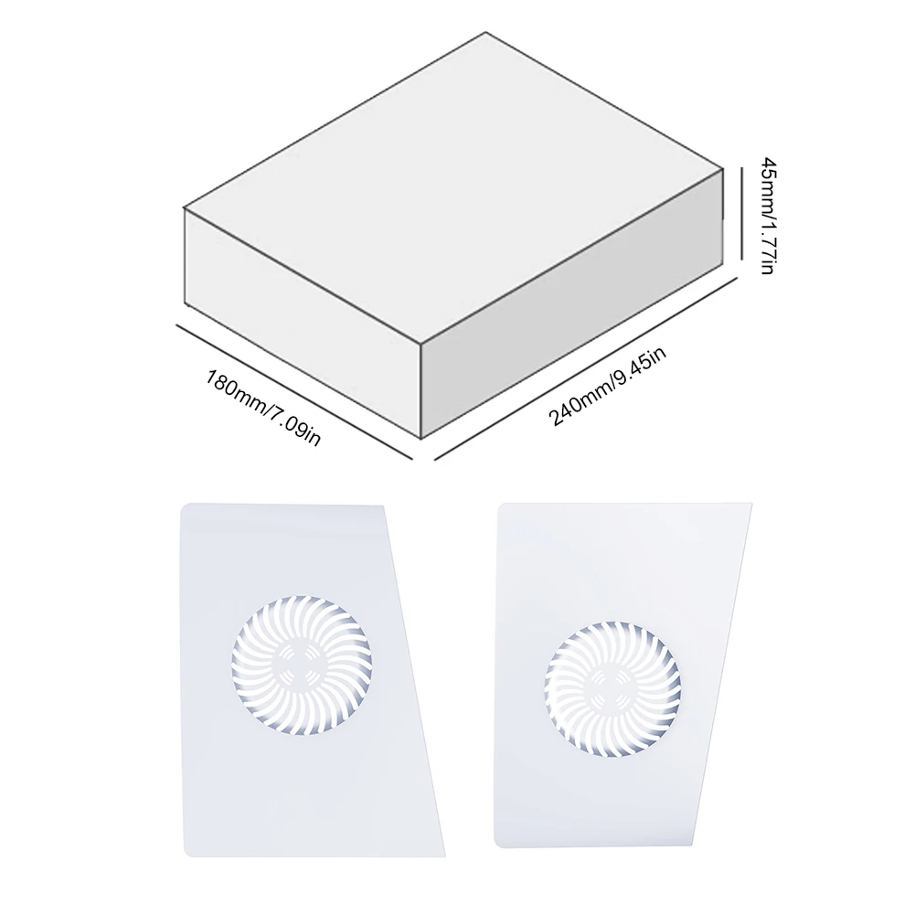 Protective Shell Cover with Cooling Vents Premium ABS Replacement Shell Anti-Scratch Protective Cover for Playstation 5 Slim