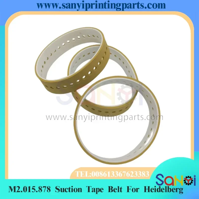 送料無料 3 ピース M2.015.878 吸引テープイエローフラット H1361 ベルト 230 × 20 ミリメートルハイデルベルク SM52 SM74 SM102 印刷機
