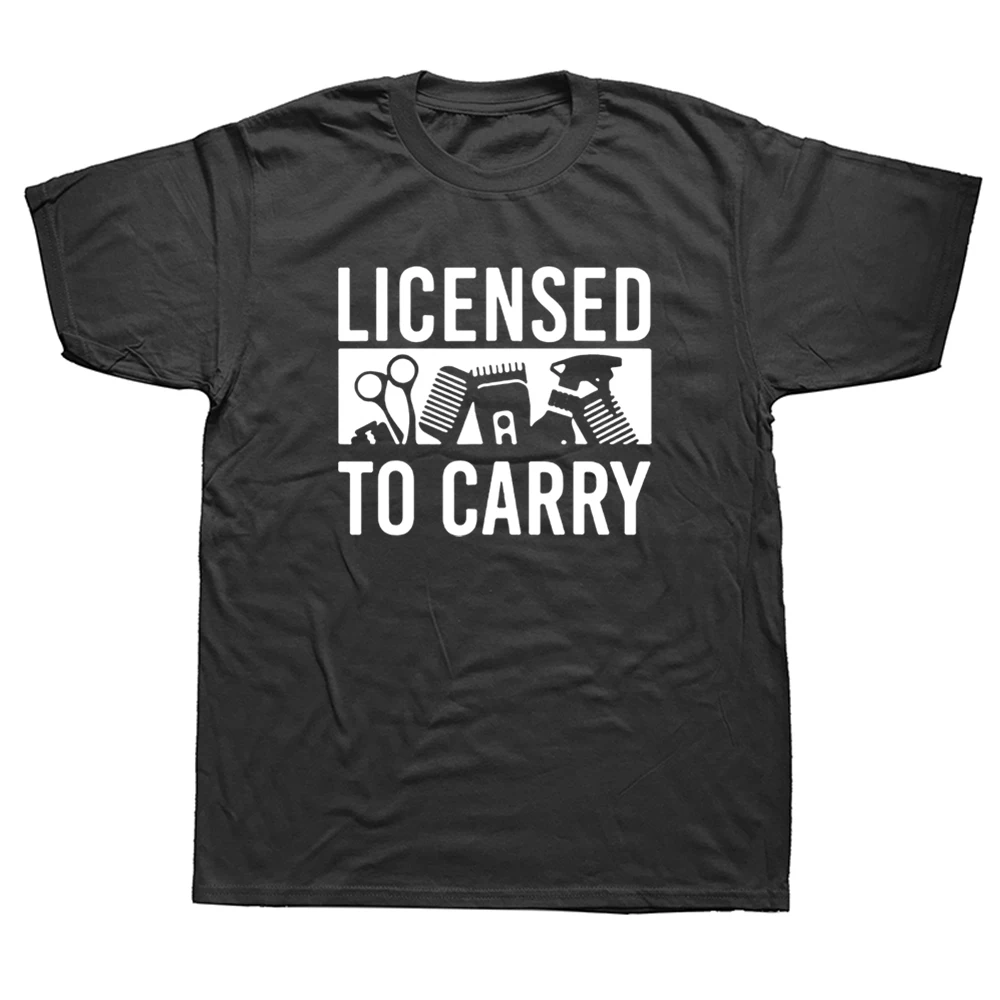 

Cool Barber T Shirts Graphic Cotton Streetwear Short Sleeve Harajuku Hairstylist Hairdresser Hair Tools T-shirtF