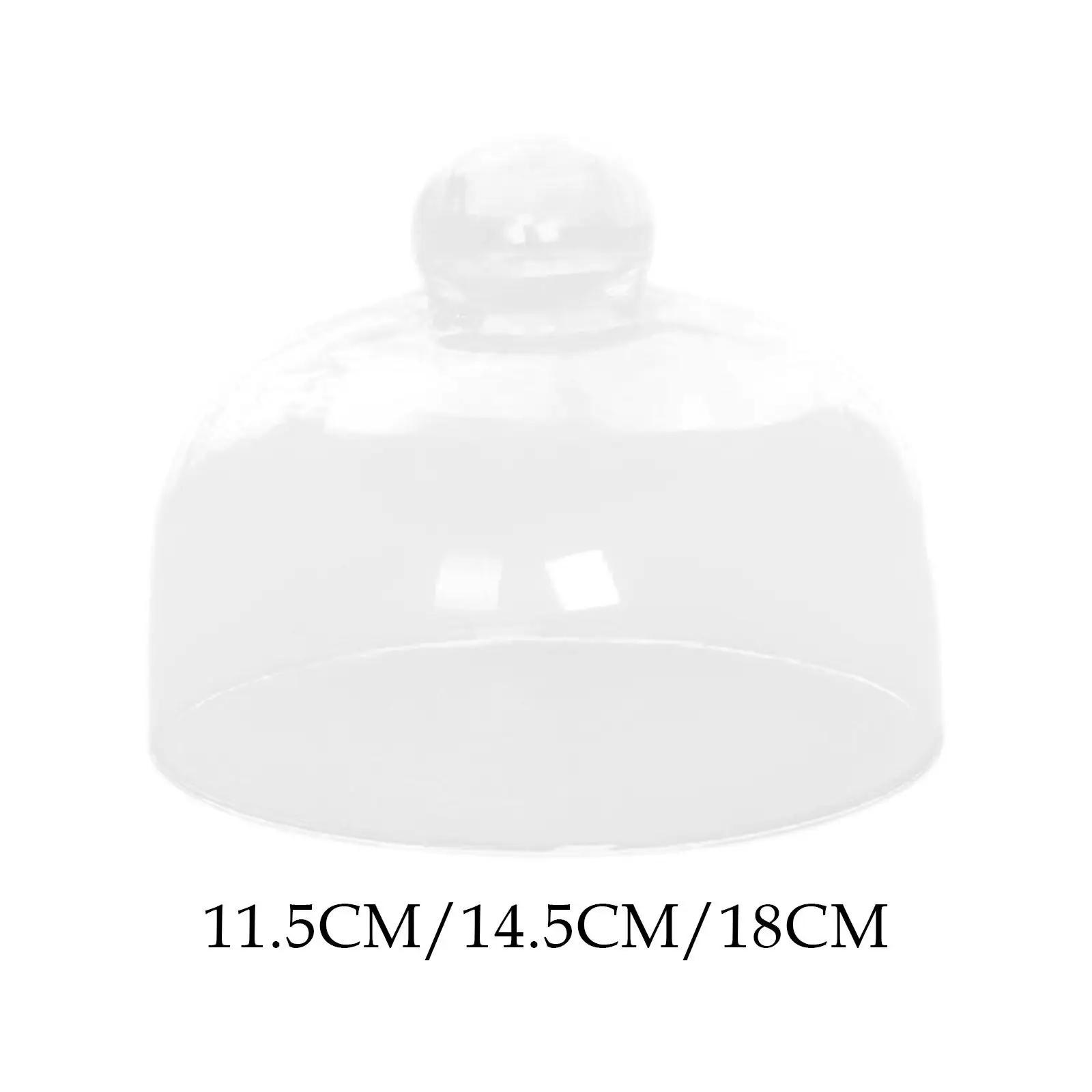 Glass Cake Stand Cover Decorative Serving Dome for Wedding Party Cake Plate