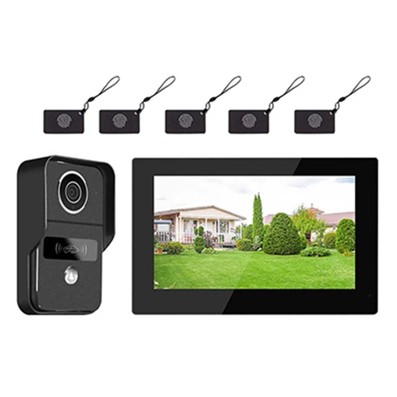 7 zoll 1080P Wifi 2-Draht Intercom Türklingel Video Intercom System Forhome Türsprechanlage Wifi Tuya Touch Monitor UNS Stecker