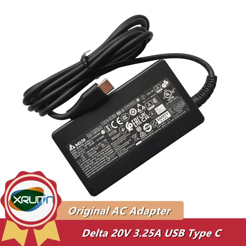 

OEM Delta 65W Type C ADP-65KE B AC Adapter Charger for Acer Swift Go 14 SFG14-71-52TV Swift 3 SF314-512-53L0 Laptop Power Supply