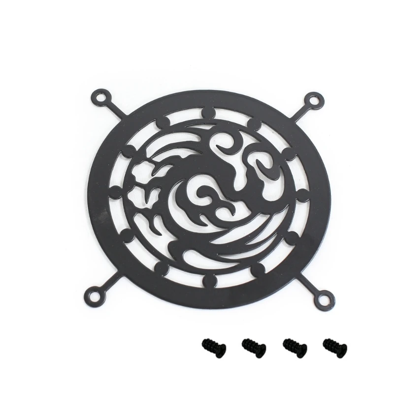 

1PC Cooling Fan Grill, Metal Finger Guard Protective for Case Computer B0KA