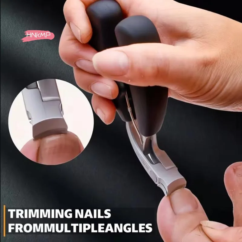 Heavy-Duty Nail Clippers for Thick Hard Toenails Wide Arc Blad-e Manicure Scissors Prevent Splashing Fingernail Cutter