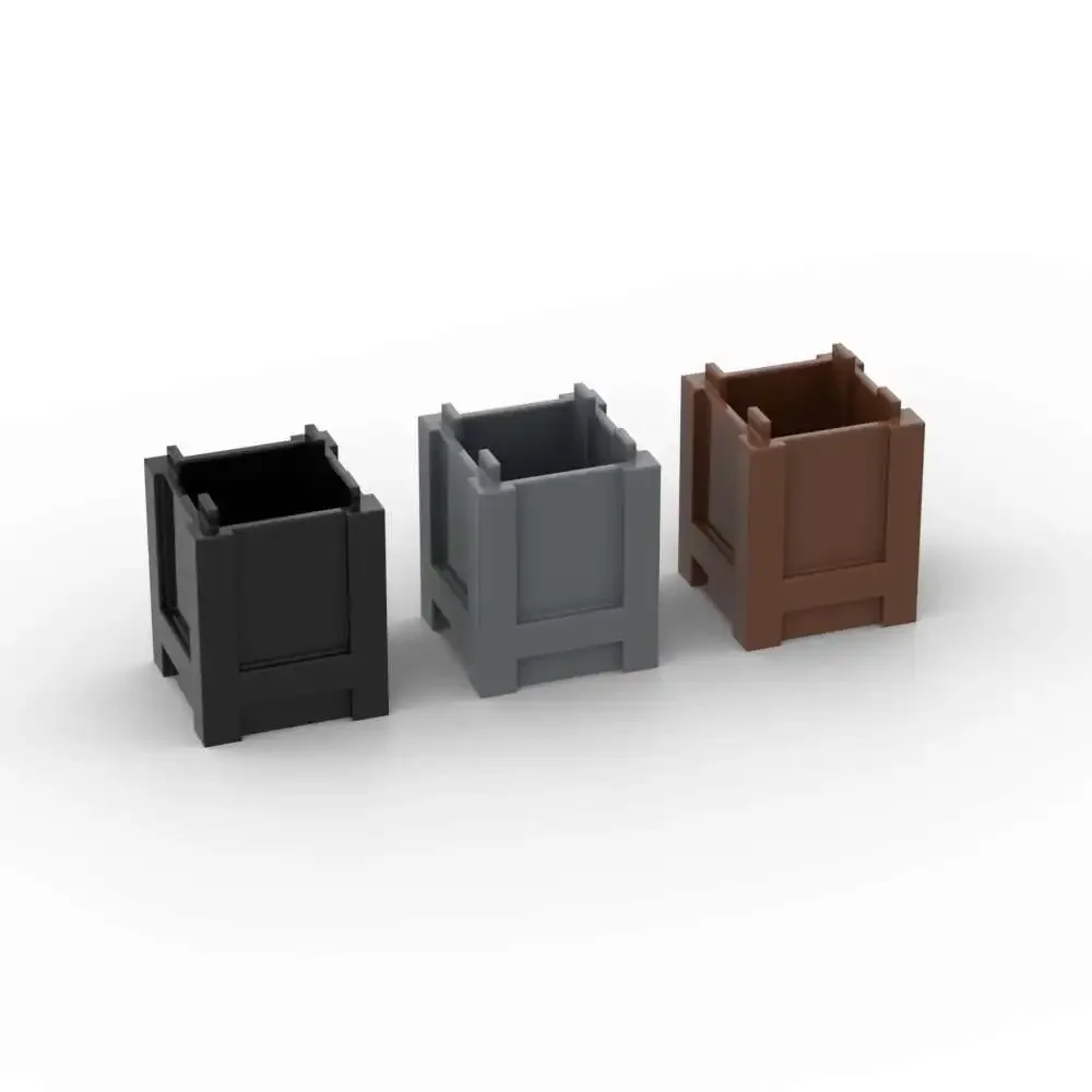 MOC – boîte de conteneur 61780, blocs de construction, Kit 2x2x2, ouverture supérieure, particules de trésor, jouets éducatifs, cadeaux d'anniversaire pour enfants, 10 pièces