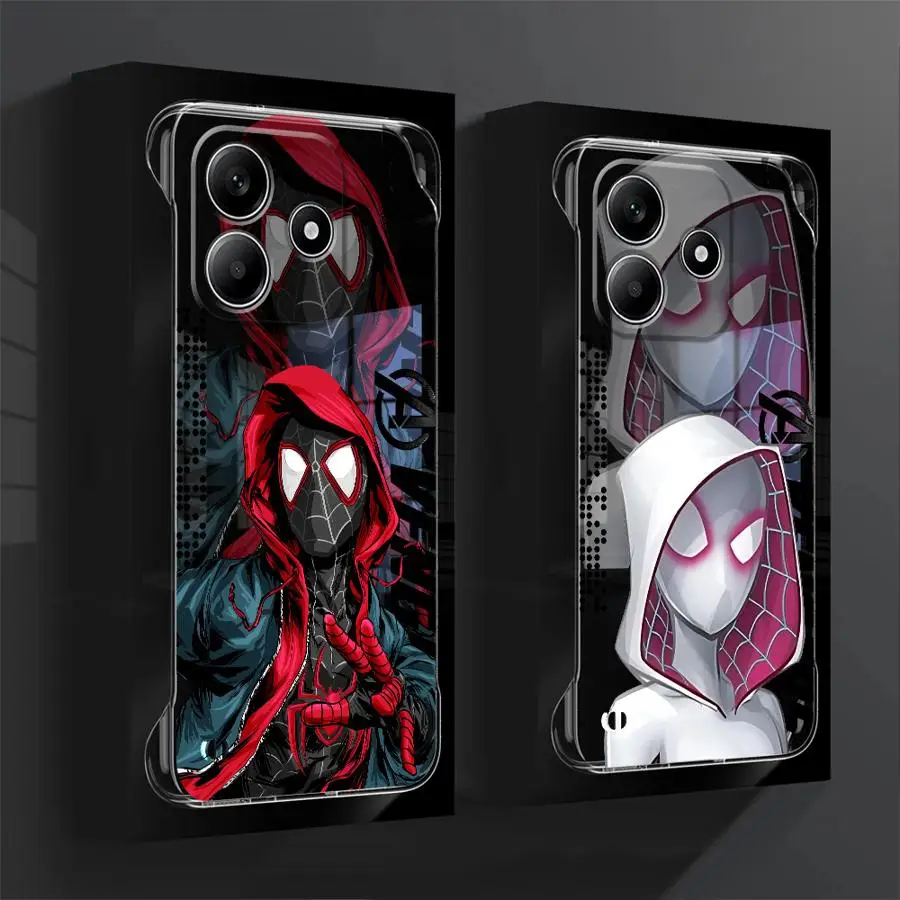 Marvel Spiderman Phone Case for Redmi Note 14ProPlus5G 14 12Pro5G 13ProPlus 13 Pro 10Pro4G TPU Soft Cover