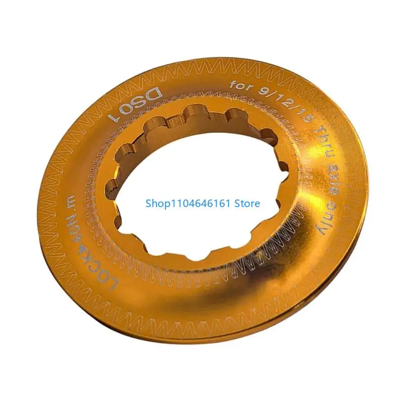 سبائك الألومنيوم Centerlock قرص القفل غطاء القفل غطاء قفل قرص الدراجة المتانة أداة لركوب الدراجات لسلامة ركوب الدراجات #4