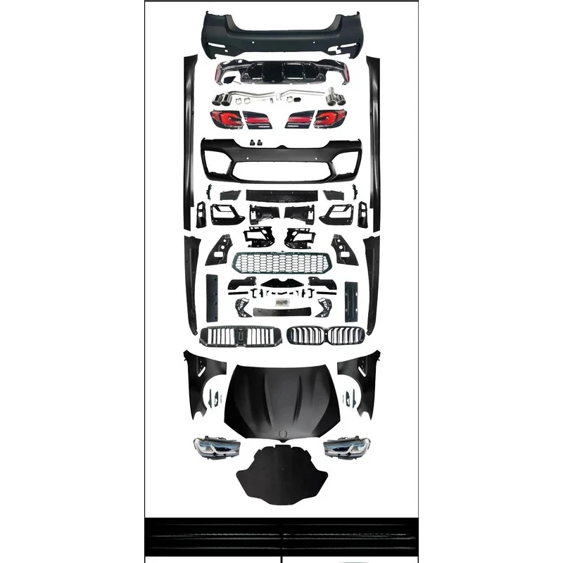 

Full Set Of M5 Bodykit For 5 Series F10/18 (11-17) To G30/38 (21-23) Front & Rear Bumpers & Rear Diffuser & Fender