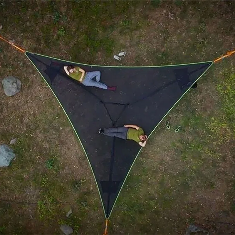 Outdoor Survival Portable Single Hammock Rip-proof Mosquito-proof Hammock