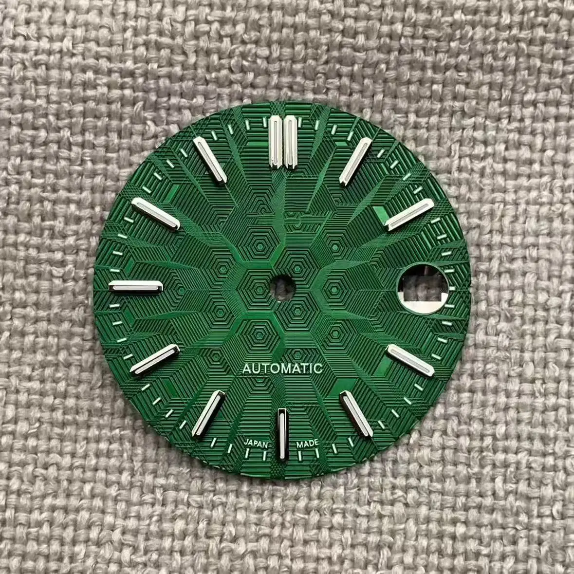 قرص تاريخ مضيء باللون الأخضر مقاس 28.5 ملم، مناسب لملحقات ساعة NH35 #4