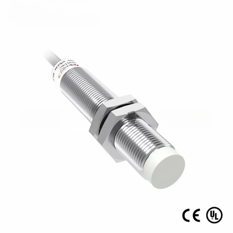 M12 Inductive Proximity Sensor LR12XB‑Y Series 8mm Sensing Distance Non‑Flush NPN PNP NO NC DC10‑30V IP67 3‑4 Wire