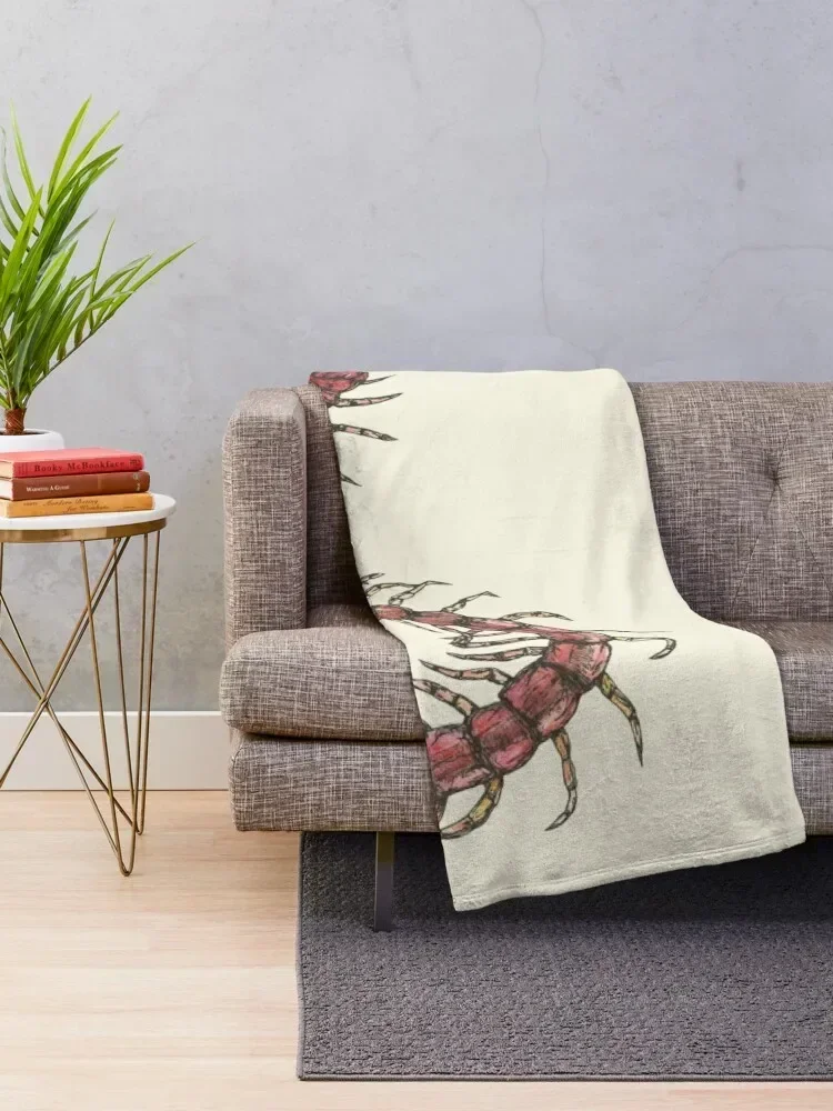 Centipede Throw Blanket Thermals For Travel Furry Blankets