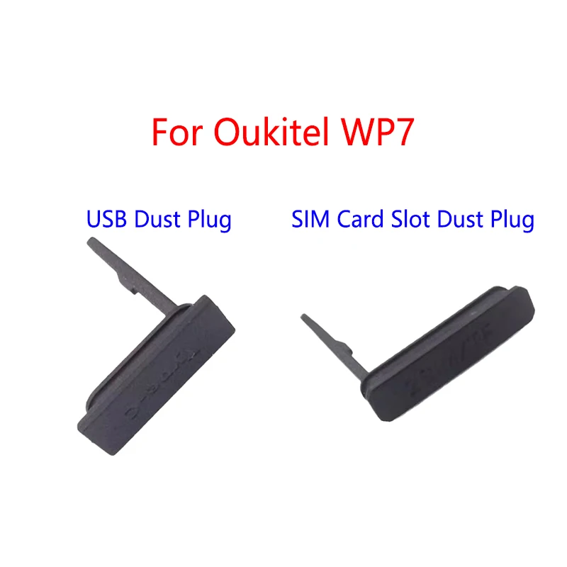 For Oukitel WP7 Type-C Charge Plug USB Charging Port Protector Cover SIM Card Slot Dust Plug