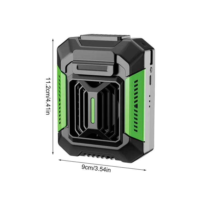 A59E-แขวนเอวพัดลม USB ชาร์จพัดลมพกพาขนาดเล็กสําหรับตั้งแคมป์กลางแจ้งเดินป่าปีนเขาวิ่งอุปกรณ์กีฬา