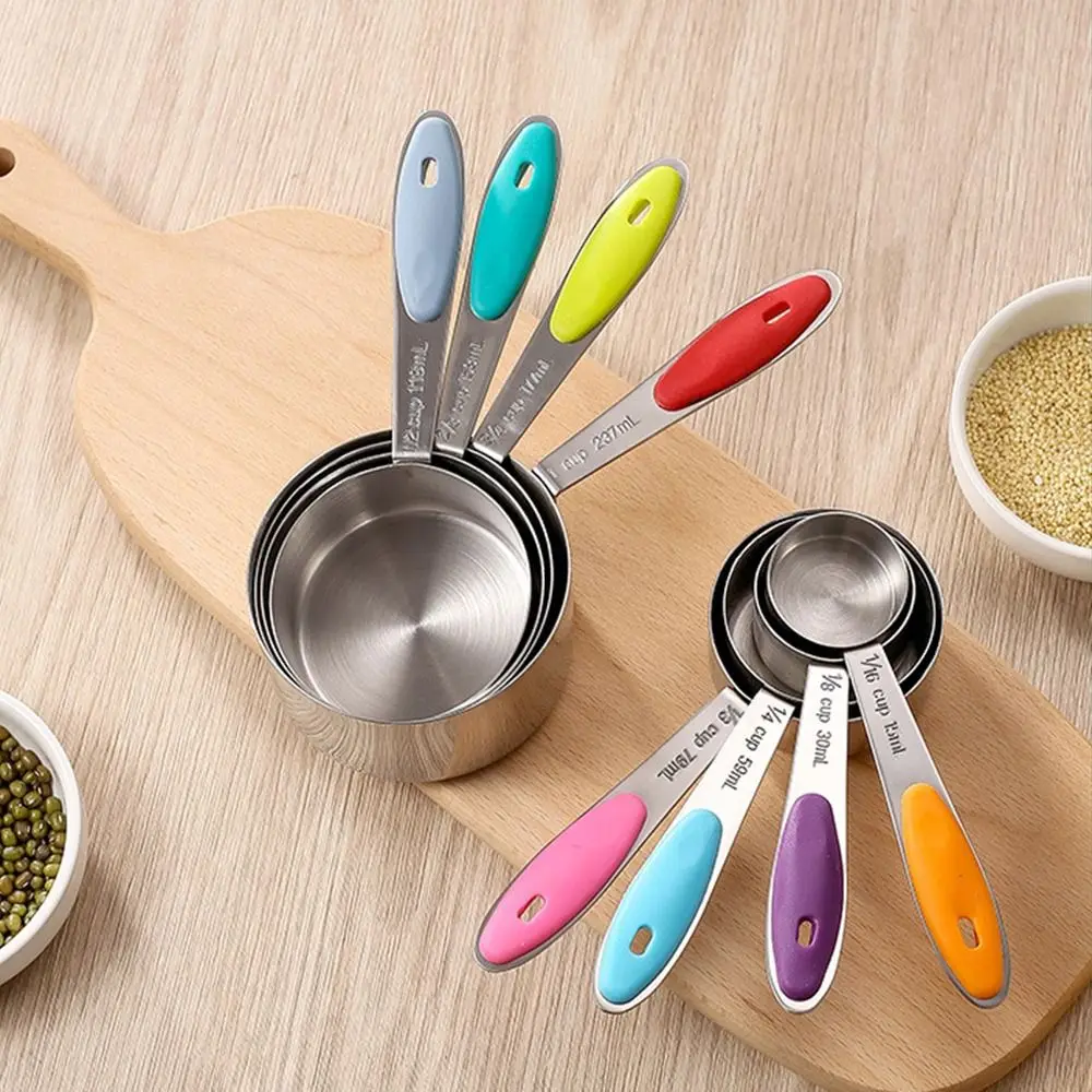 

8/13Pcs Stainless Steel Measuring Spoons Set Teaspoon Long Handle Coffee Sugar Scoop Tablespoon Stackable Spoon