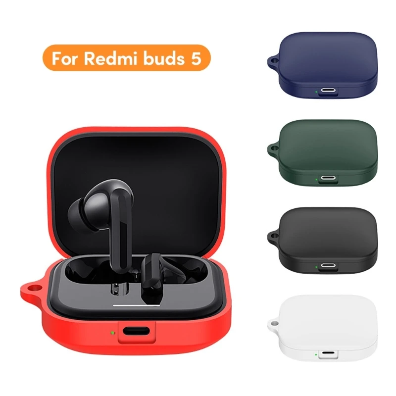 Durable Silicone Cover for Redmi Buds 5 Headphones Protect Your Headset from Scratches, Drops, and Dust Protector