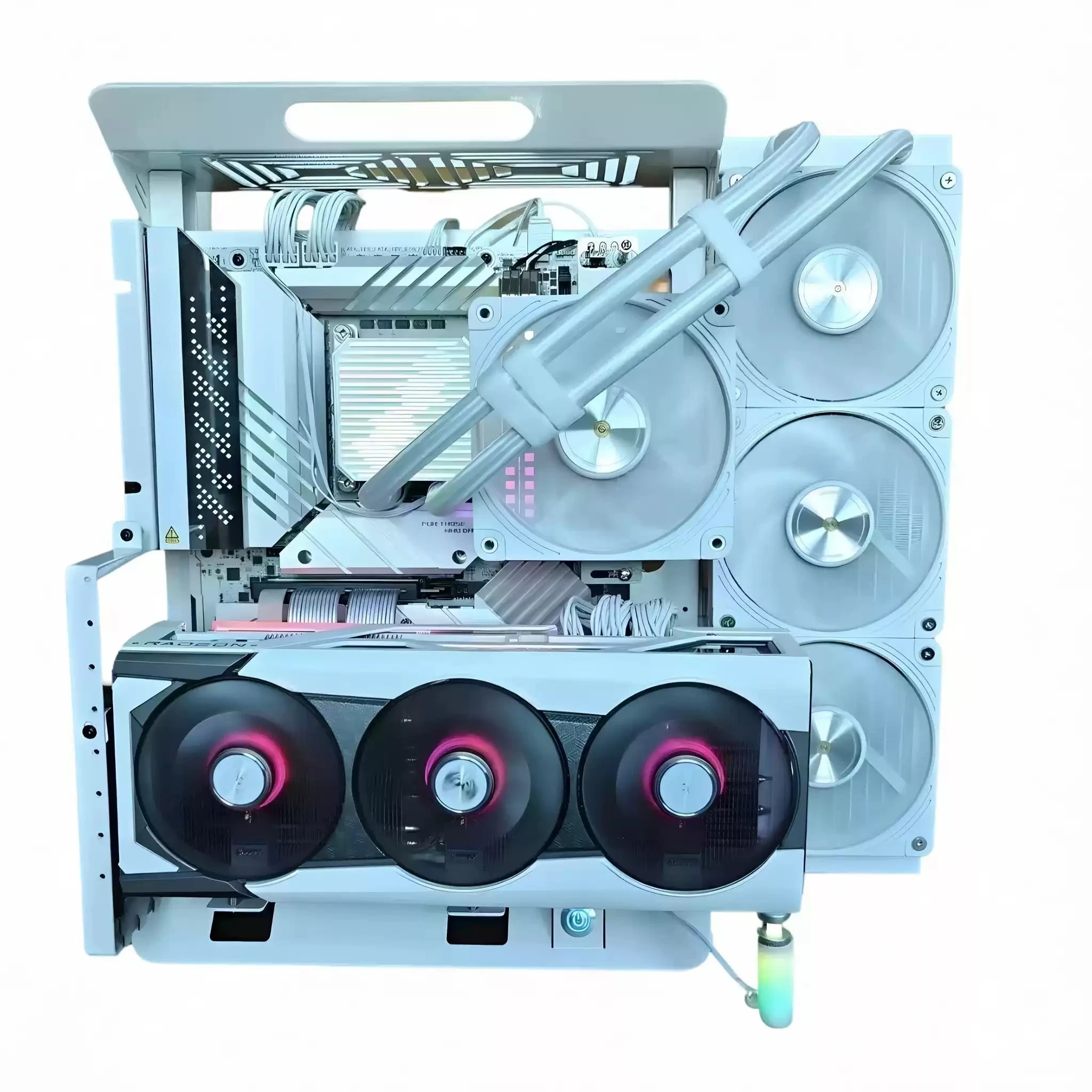 Open Frame Computer Case, Supp - Gpu Vertical Mount recension och pris