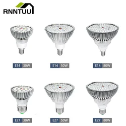 LED Phyto Grow Light Full Spectrum Phytolamp E27 Plant Bulb E14 UV Lamp For Greenhouse Flower Seeds LED Hydroponic Growth Light