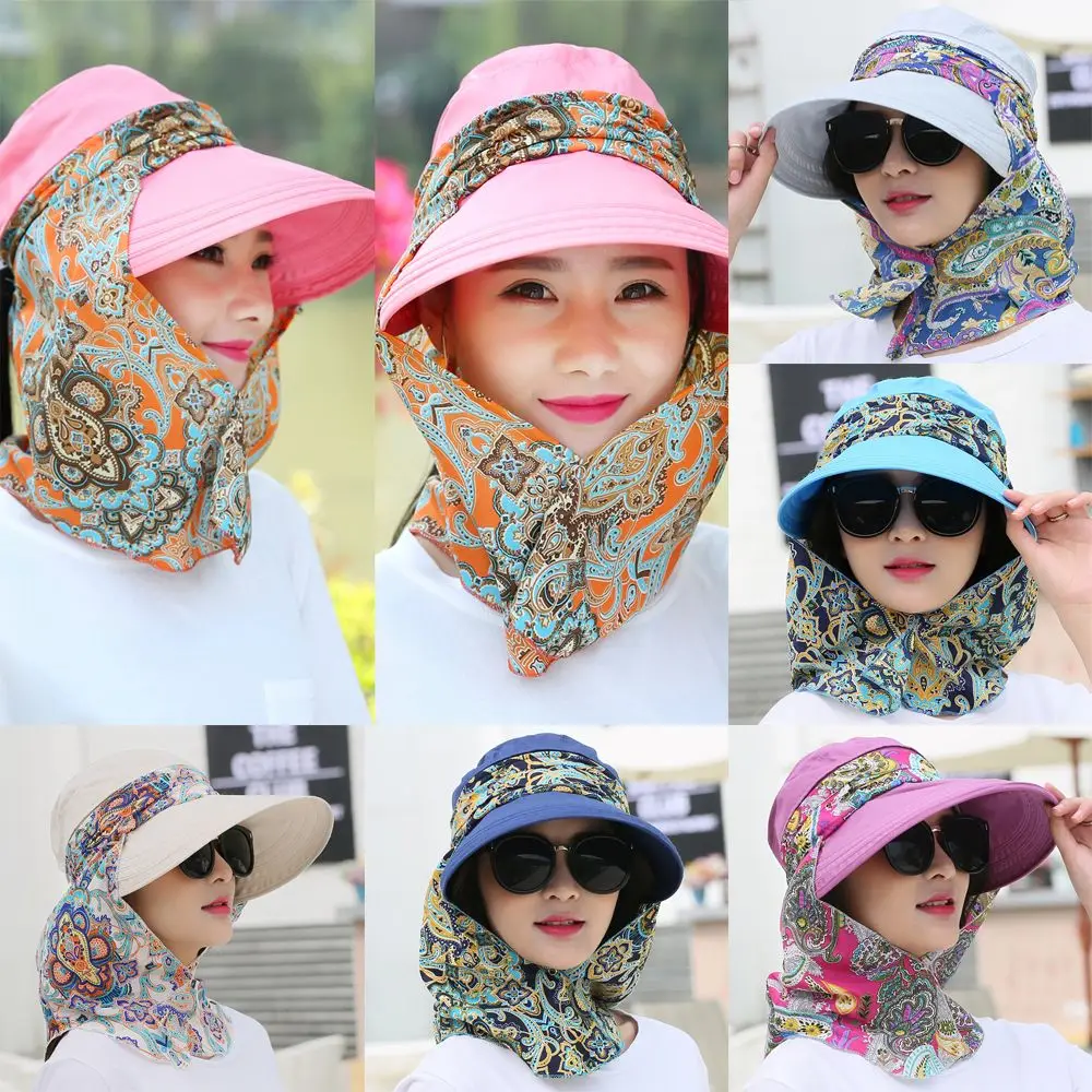 Bassdash Chapeau de Soleil Unisexe Femmes Chapeau de Soleil UPF 50 Large Bord avec Grande Protection de la Nuque - Queue de Cheval - pour Homme et Femme