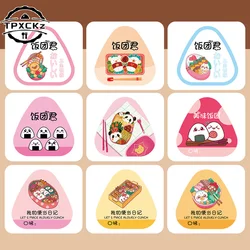 450Pcs Triangle Rice Ball Packing Bag Stickers Nori Seaweed Onigiri Sushi Bag Stickers Sushi Making Mold Tools Bento Accessories