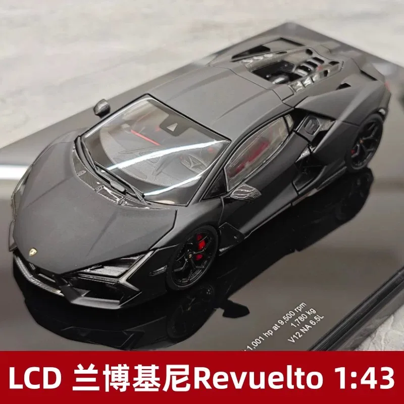 LCD 1/43 Lamborghini Revuelto (New Aventador Successor) Full Opening Diecast Alloy Car Simulation Collectibles Toy Cars Gift