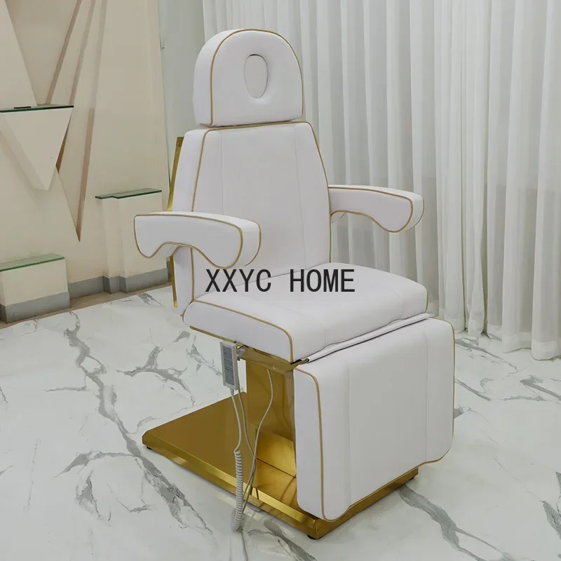 Body Massage Tattoo Couch High-Grade Folding Micro Shaping Bed Automatic Lifting