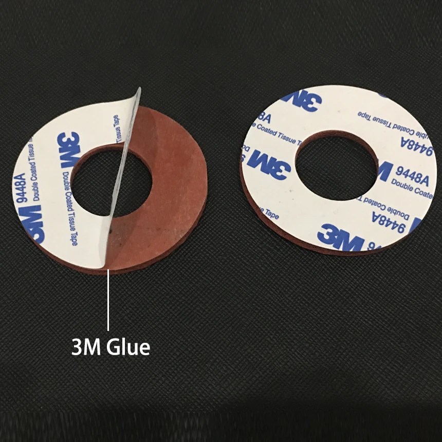 DN15 18*45*3 18x45x3 DN20 25*58*3 25x58x3 Red Sponge Foam Silicon 3M Glue Stick Self-Adhered Flat Round O Ring Seal Gasket