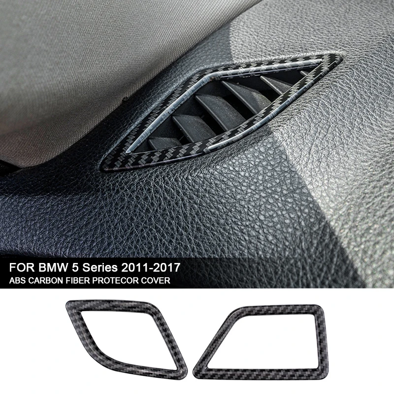 

For BMW 5 Series F10 F18 520li 523li 2011-2017 Car Dashboard Side Air Conditioning Outlet Frame Decoration Trim Cover Stickers