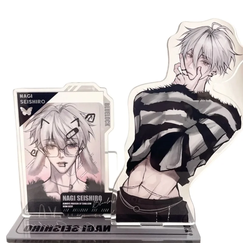 10 سنتيمتر/3.93in الاكريليك BlueLock الدائمة لوحات Nagisa Seishiro أنيمي الأجهزة الطرفية سطح المكتب اكسسوارات الإبداع تحصيل الحرف #6