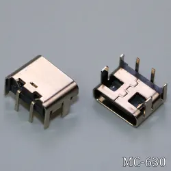 5-100PPCS Micro USB JACK 3.1 Type-C 6pin 2pin 2p Female Connector For Mobile Phone Charging Port Charging Socket