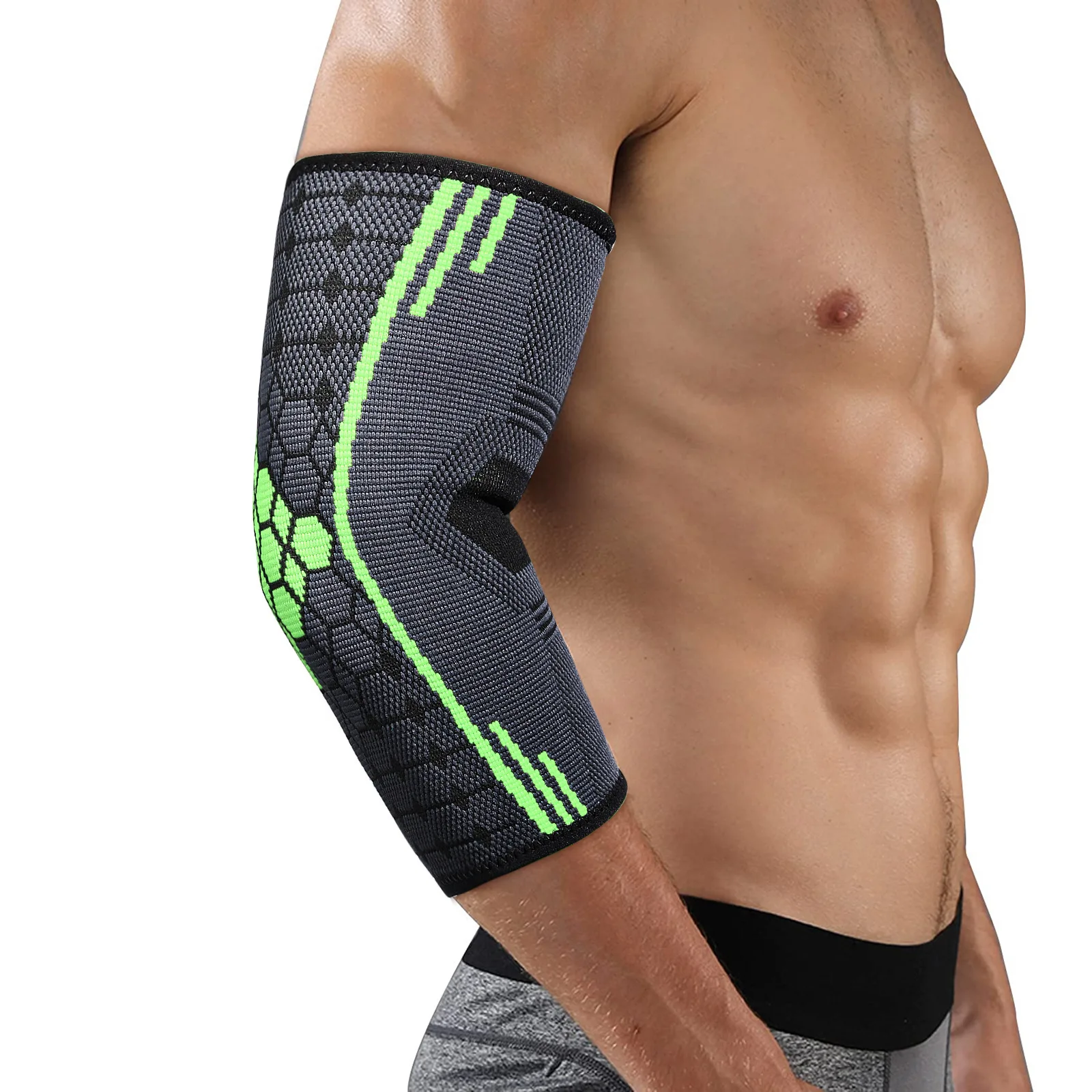 

New Diamond Shaped With Moisture Absorption Breathability, Hiking, Basketball, Badminton, And Elbow Protection