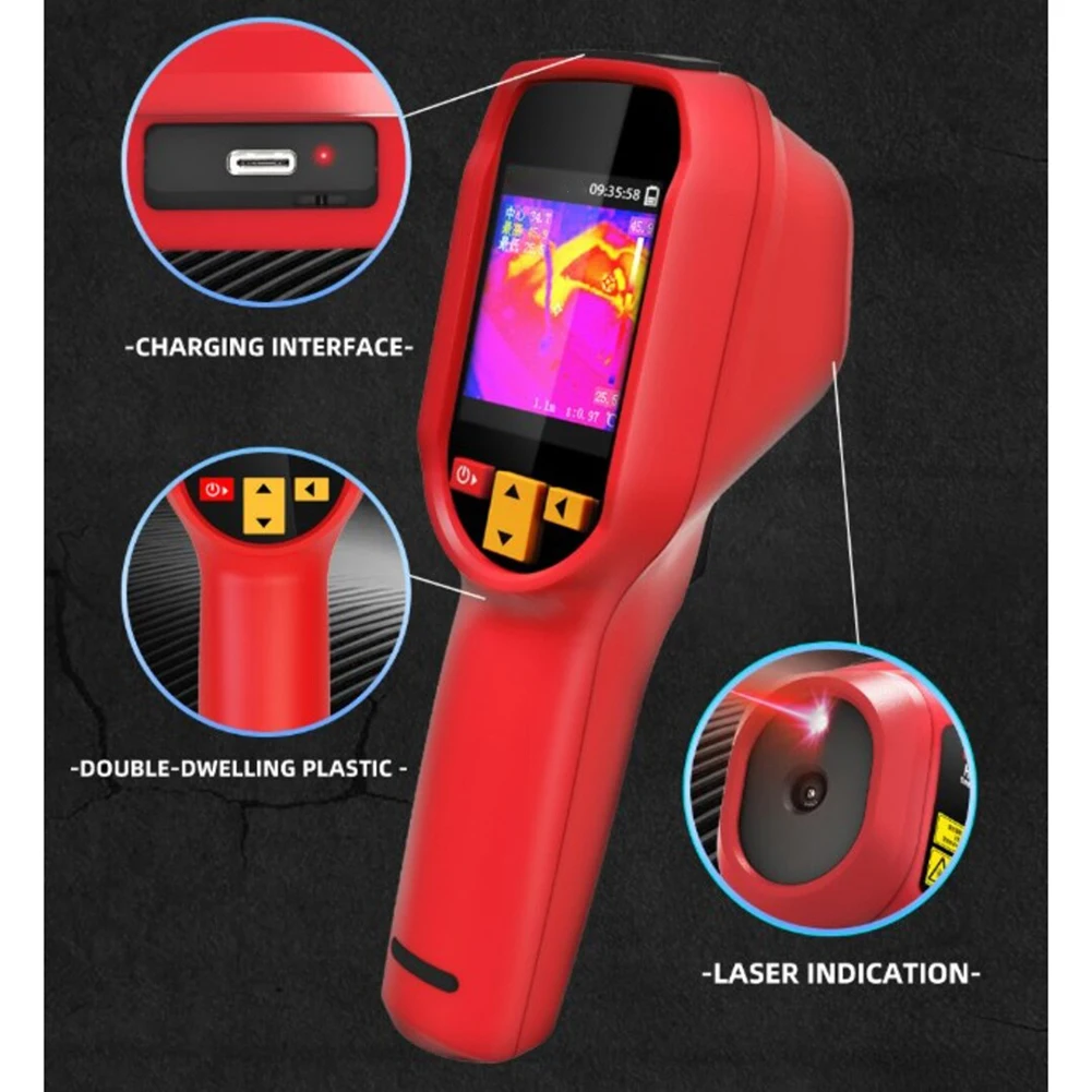 HX1 Thermal Imaging Camera with 15 Color Palettes and Tripod Mount for For floor Heating System Inspection Tasks