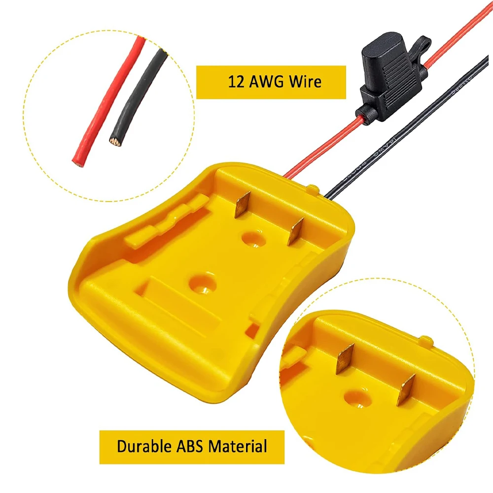 Auto-Notstrom-DIY-Adapter, 30A-Sicherung, Zündgerät, Starthilfe für Dewalt 18V Li-Ionen-Akku – Detail 4