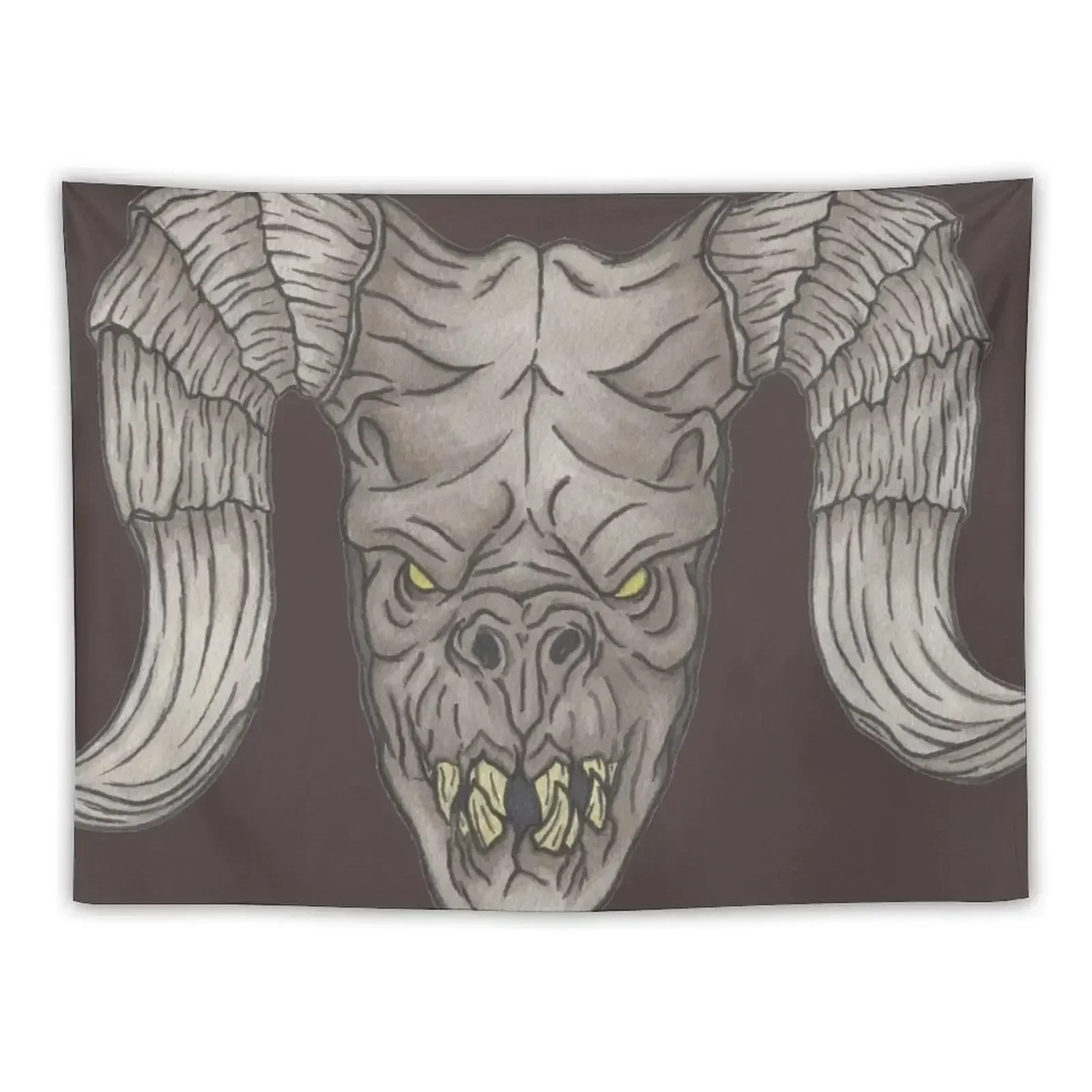 

Deathclaw Head. Tapestry Wallpaper Aesthetic Room Decor Korean Wallpaper Bedroom Tapestry